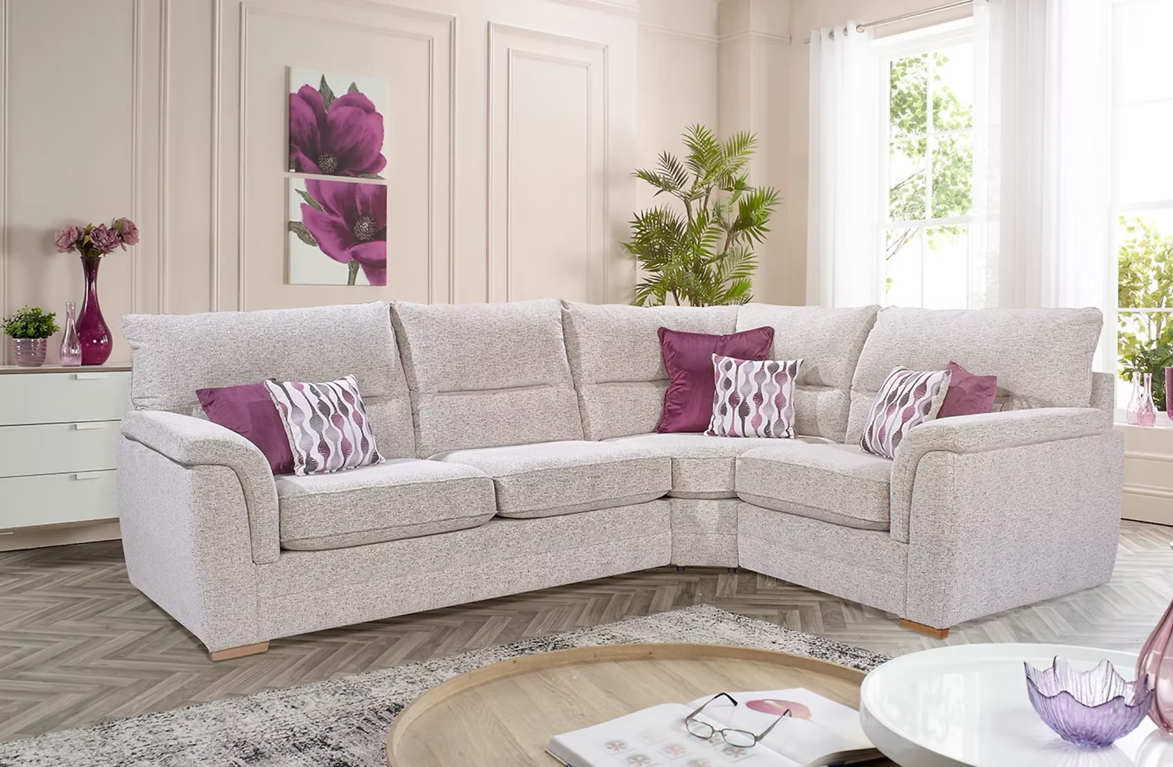 Keaton sofa — traditional style sofa with a solid sturdy appearance